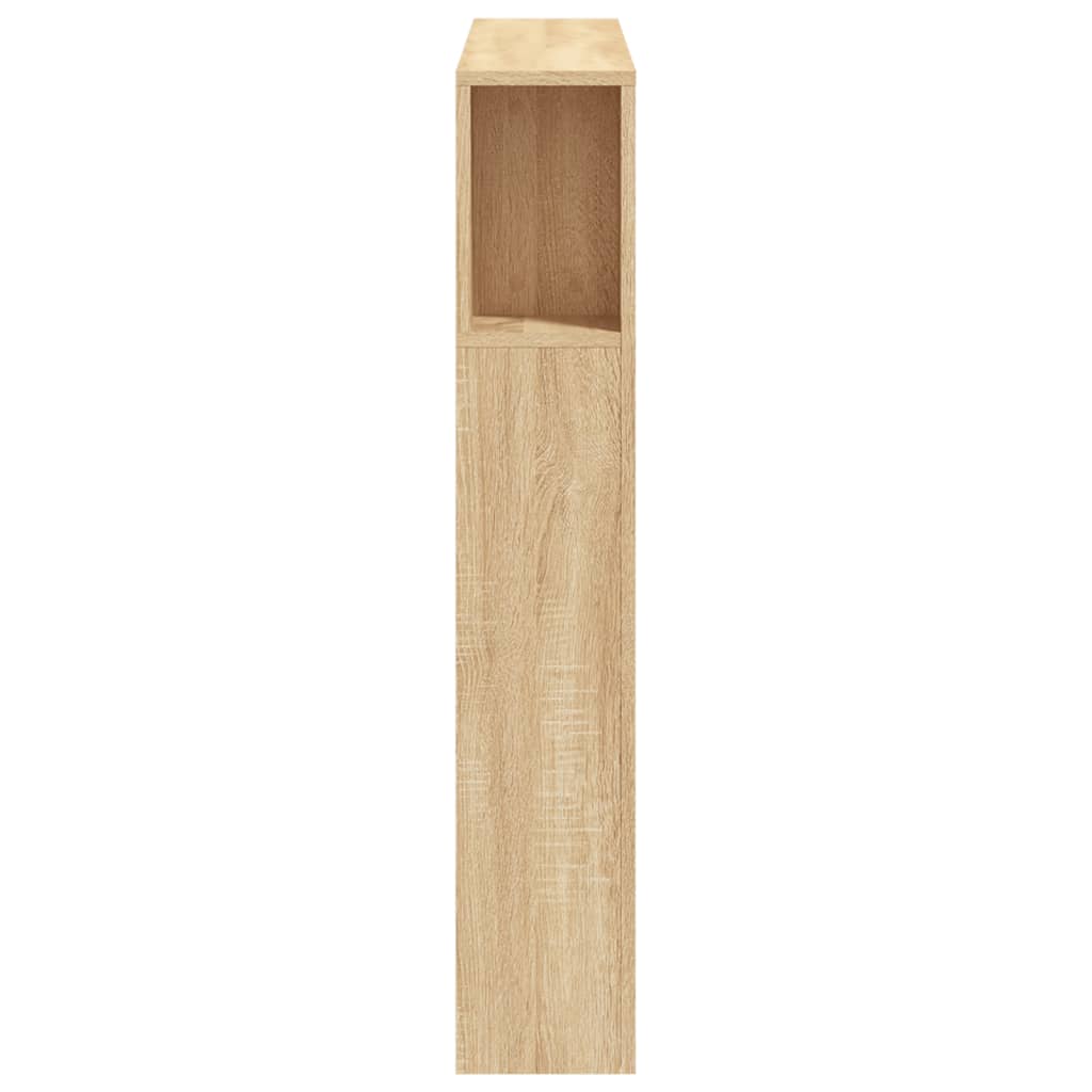 Hoofdeinde Met Led 00X8,5X03,5 Cm Bewerkt Hout 100 x 103.5 cm Sonoma eiken