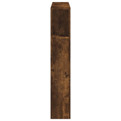 Hoofdeinde Met Led 00X8,5X03,5 Cm Bewerkt Hout 100 x 103.5 cm Gerookt eiken