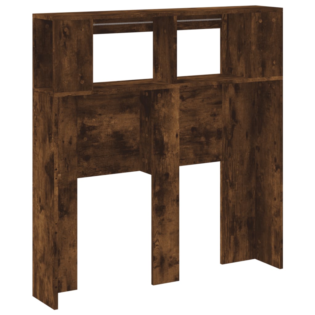 Hoofdeinde Met Led 00X8,5X03,5 Cm Bewerkt Hout 100 x 103.5 cm Gerookt eiken