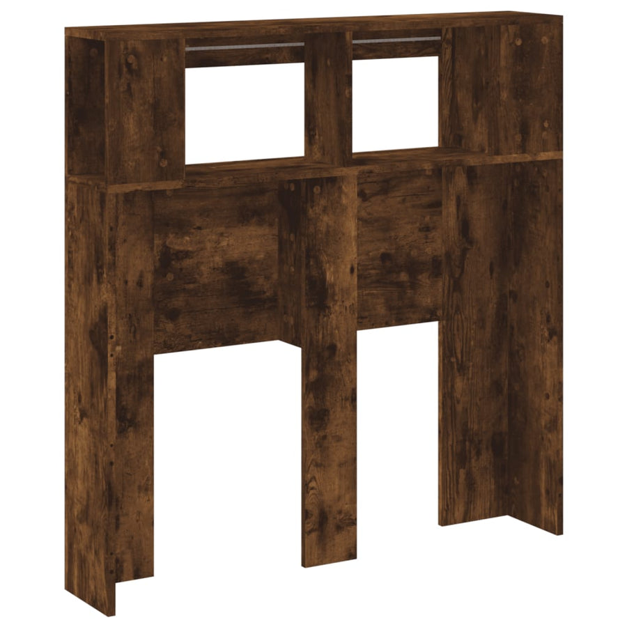 Hoofdeinde Met Led 00X8,5X03,5 Cm Bewerkt Hout 100 x 103.5 cm Gerookt eiken
