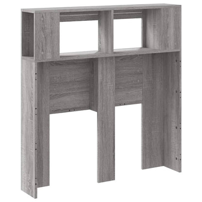 Hoofdeinde Met Led 00X8,5X03,5 Cm Bewerkt Hout 100 x 103.5 cm Grijs sonoma