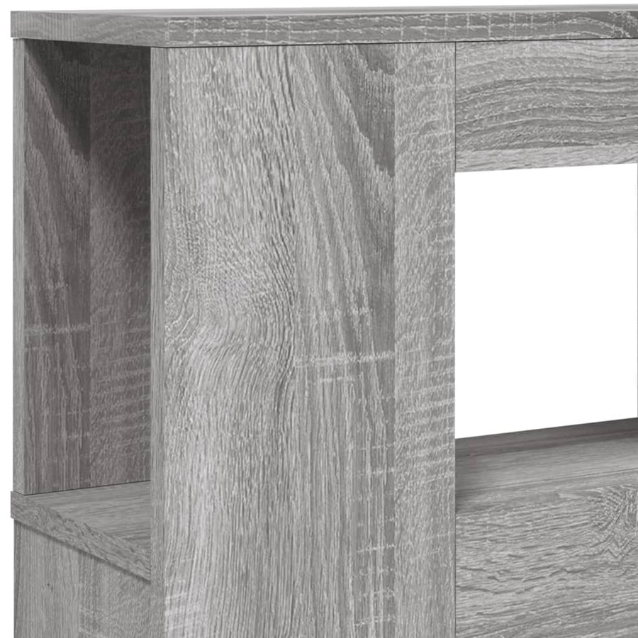 Hoofdeinde Met Led 20X8,5X03,5 Cm Bewerkt Hout 120 x 103.5 cm Grijs sonoma