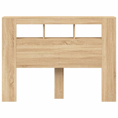 Hoofdbord 40X8,5X03,5 Cm Bewerkt Hout Kleurig 140 x 103.5 cm Sonoma eiken