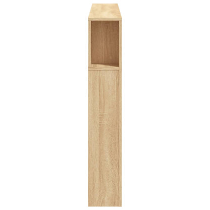 Hoofdbord 40X8,5X03,5 Cm Bewerkt Hout Kleurig 140 x 103.5 cm Sonoma eiken