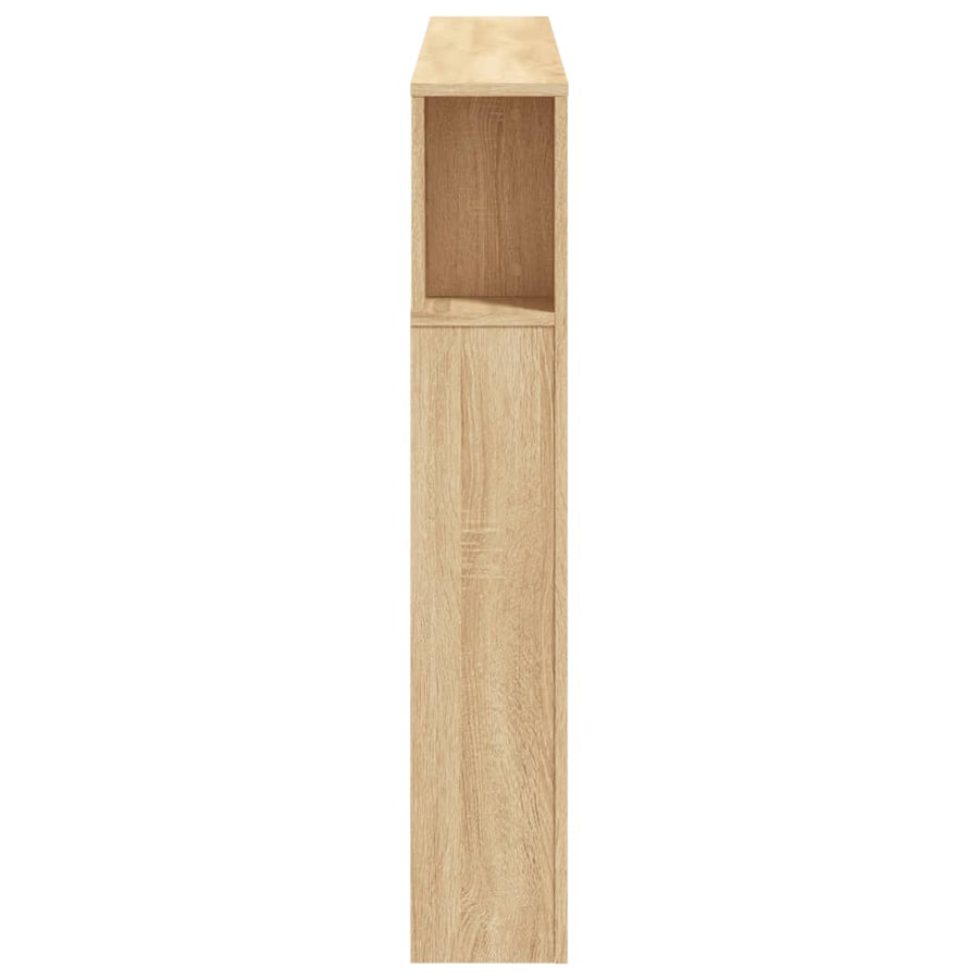 Hoofdbord 40X8,5X03,5 Cm Bewerkt Hout Kleurig 140 x 103.5 cm Sonoma eiken
