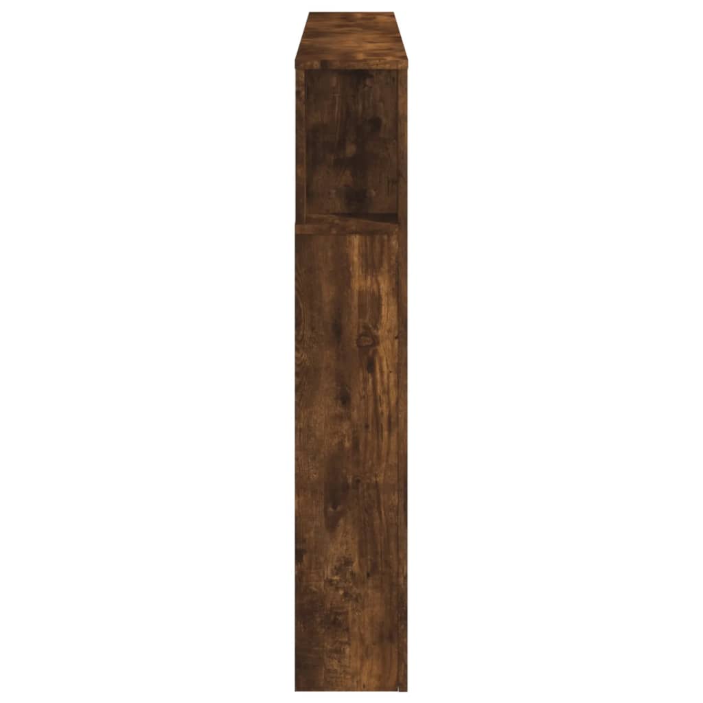 Hoofdeinde Met Led 40X8,5X03,5 Cm Bewerkt Hout 140 x 103.5 cm Gerookt eiken