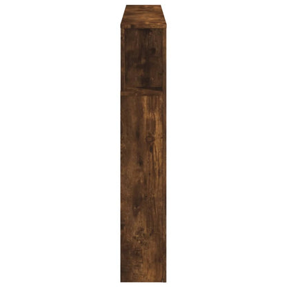 Hoofdeinde Met Led 40X8,5X03,5 Cm Bewerkt Hout 140 x 103.5 cm Gerookt eiken