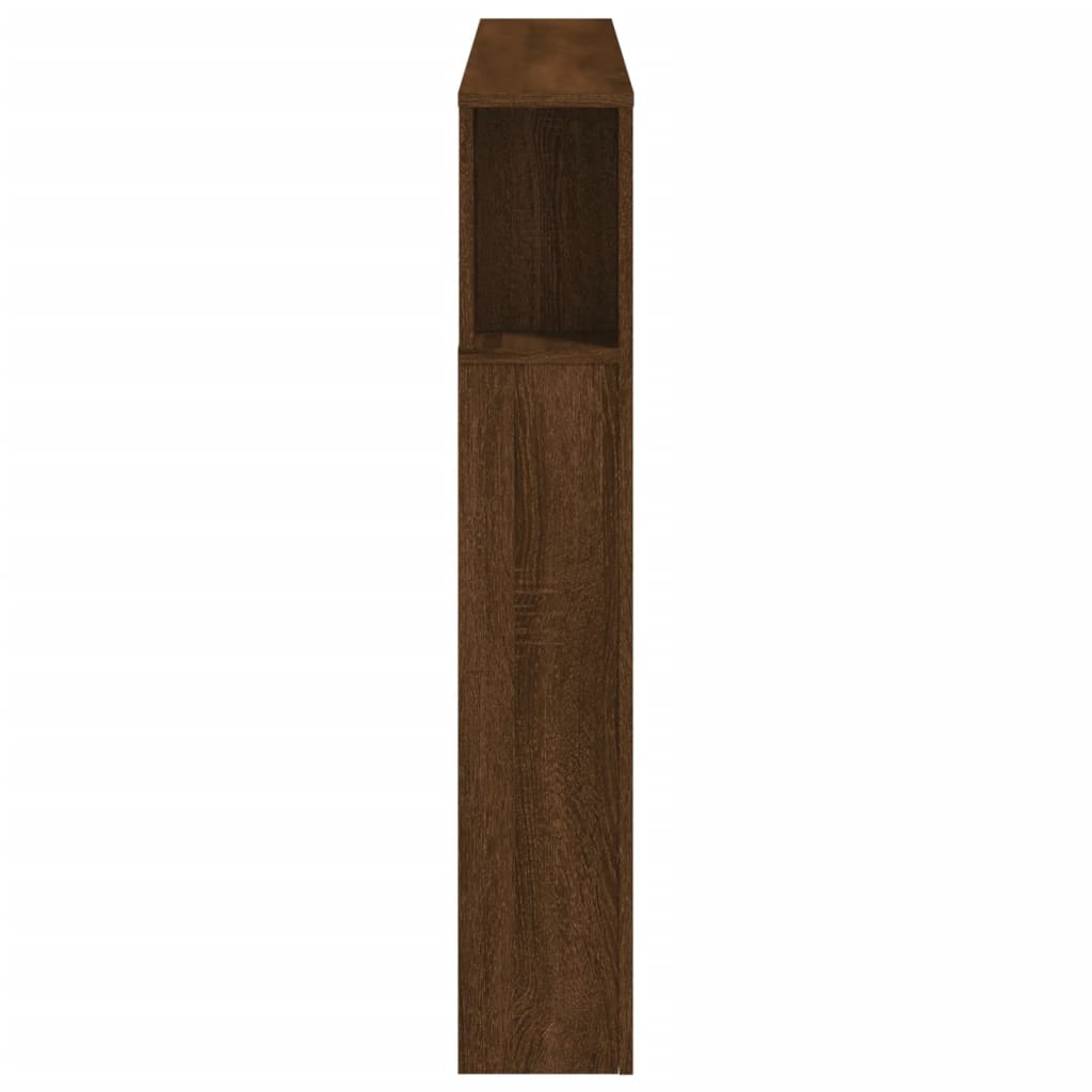 Hoofdeinde Met Led 40X8,5X03,5 Cm Bewerkt Hout Bruineiken 140 x 103.5 cm bruin eikenkleur