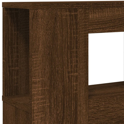 Hoofdeinde Met Led 40X8,5X03,5 Cm Bewerkt Hout Bruineiken 140 x 103.5 cm bruin eikenkleur