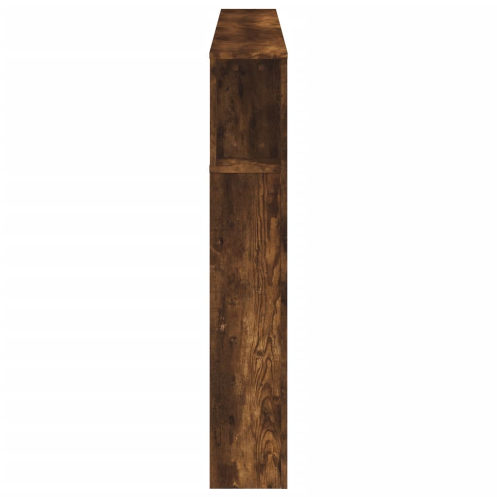 Hoofdeinde Met Led 80X8,5X03,5 Cm Bewerkt Hout 180 x 103.5 cm Gerookt eiken