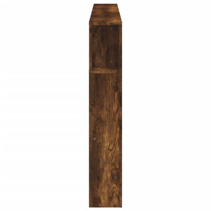 Hoofdeinde Met Led 80X8,5X03,5 Cm Bewerkt Hout 180 x 103.5 cm Gerookt eiken