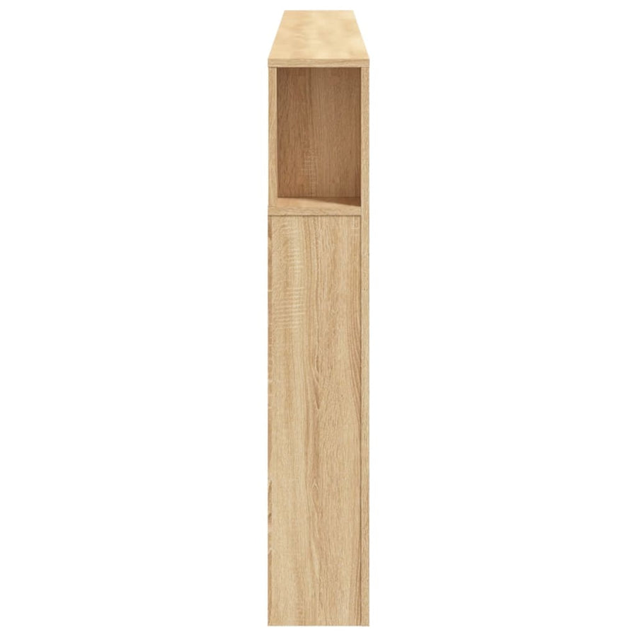 Hoofdbord Met Led 200X8,5X03,5 Cm Bewerkt Hout 200 x 103.5 cm Sonoma eiken