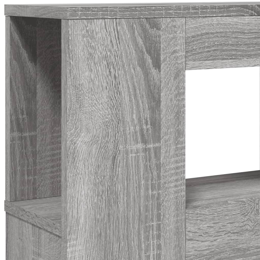Hoofdeinde Met Led 200X8,5X03,5 Cm Bewerkt Hout 200 x 103.5 cm Grijs sonoma