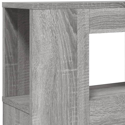 Hoofdeinde Met Led 200X8,5X03,5 Cm Bewerkt Hout 200 x 103.5 cm Grijs sonoma