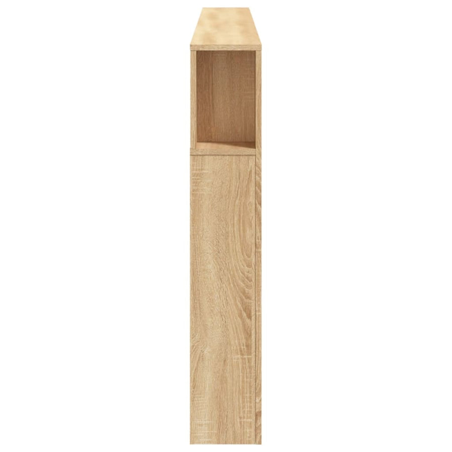 Hoofdbord Met Led 220X8,5X03,5 Cm Bewerkt Hout 220 x 103.5 cm Sonoma eiken
