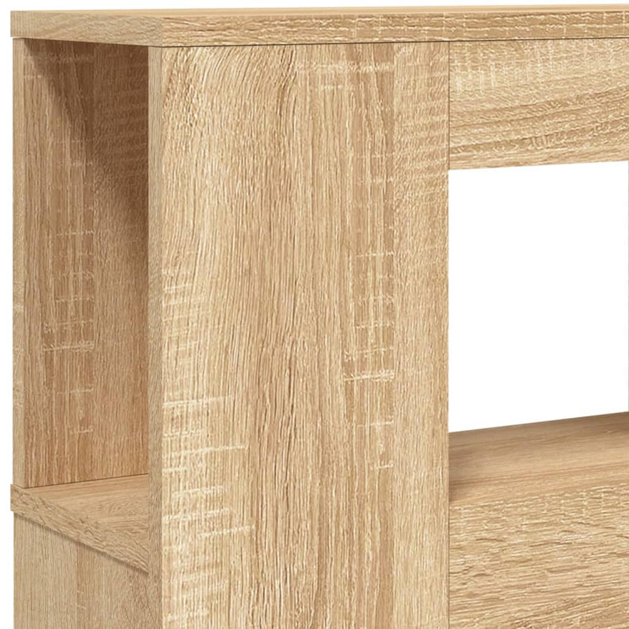 Hoofdbord Met Led 220X8,5X03,5 Cm Bewerkt Hout 220 x 103.5 cm Sonoma eiken