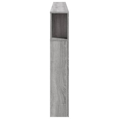 Hoofdeinde Met Led 220X8,5X03,5 Cm Bewerkt Hout 220 x 103.5 cm Grijs sonoma