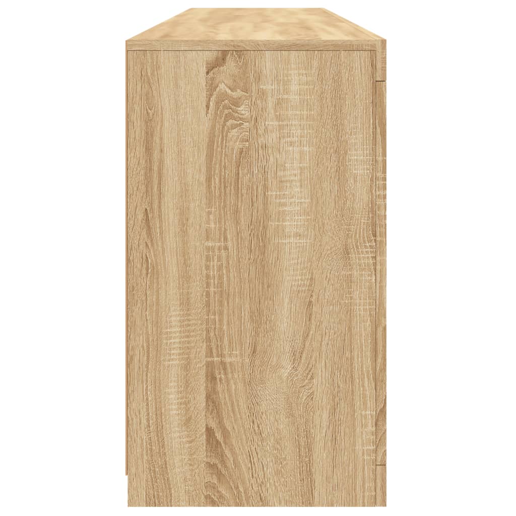 Dressoir Met Led-Verlichting 62X37X67 Cm Kleurig Sonoma eiken