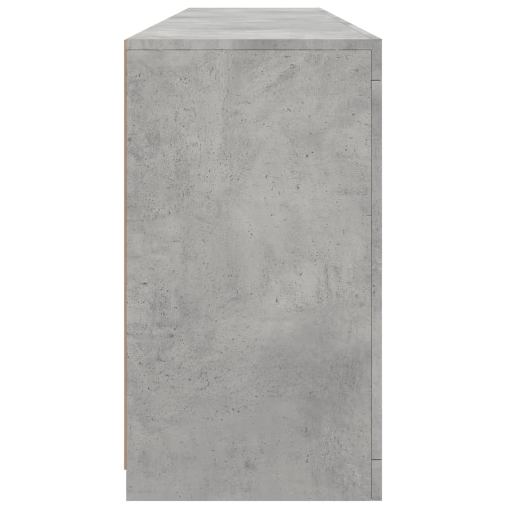 Dressoir Met Led-Verlichting 62X37X67 Cm Betongrijs