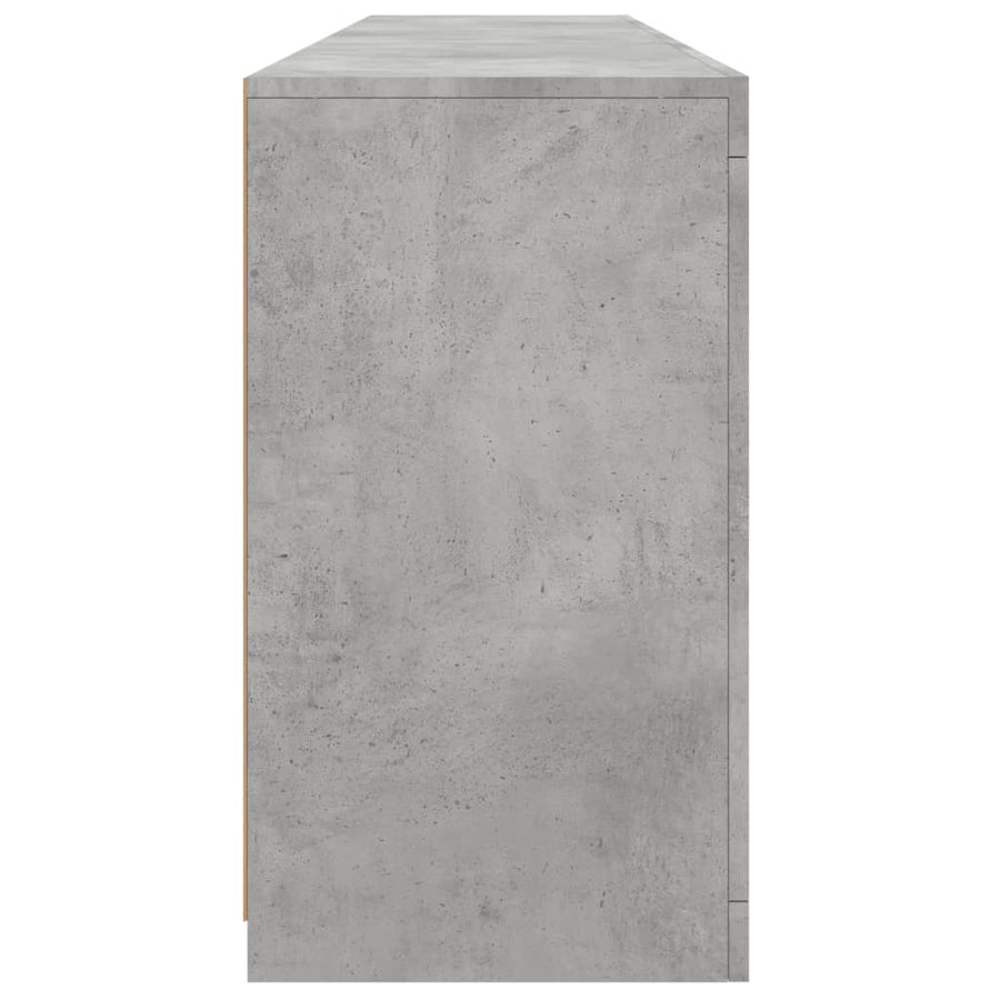 Dressoir Met Led-Verlichting 62X37X67 Cm Betongrijs
