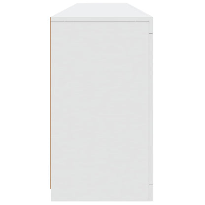 Dressoir Met Led-Verlichting 8,5X37X67 Cm Wit