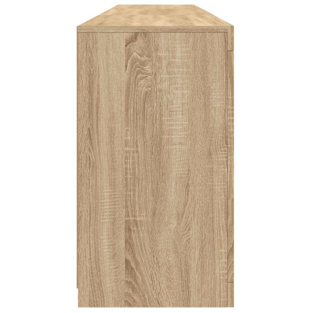 Dressoir Met Led-Verlichting 8,5X37X67 Cm Kleurig Sonoma eiken