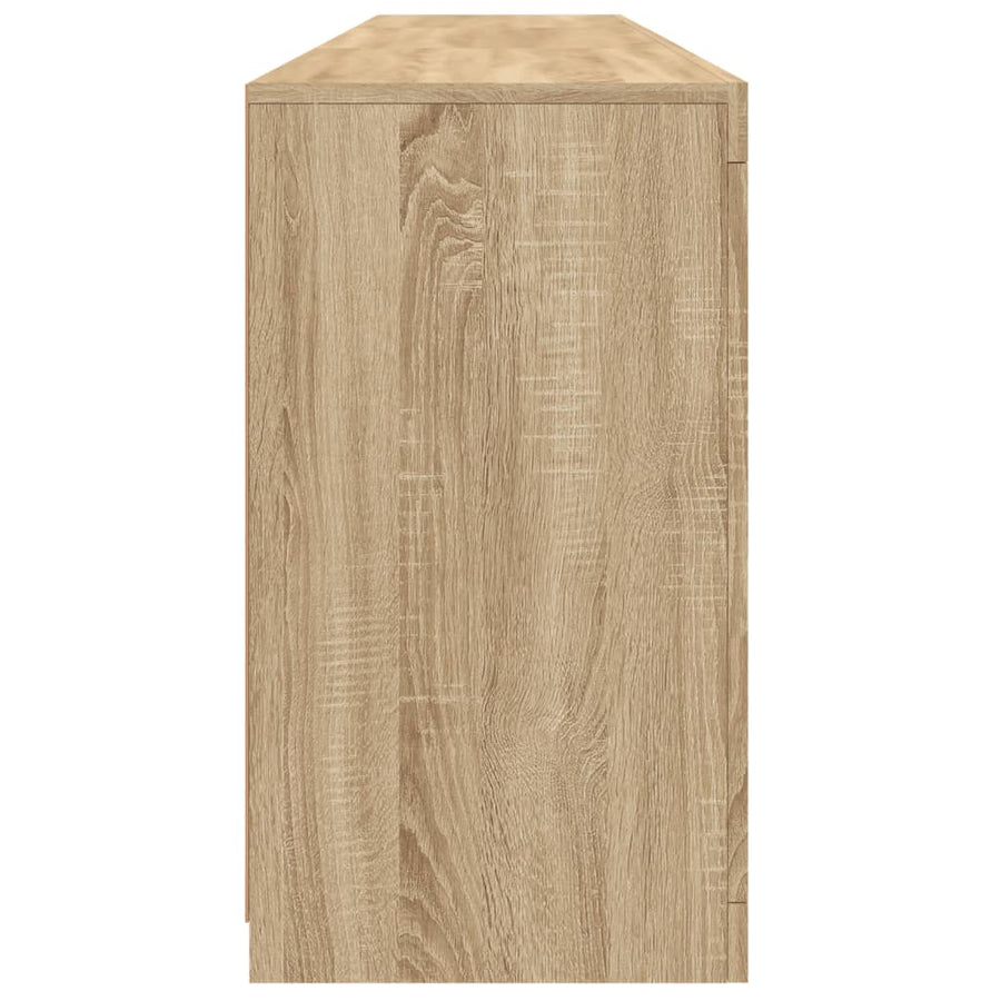 Dressoir Met Led-Verlichting 8,5X37X67 Cm Kleurig Sonoma eiken