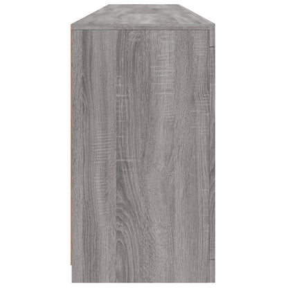 Dressoir Met Led-Verlichting 8,5X37X678 Cm Eiken Grijs sonoma