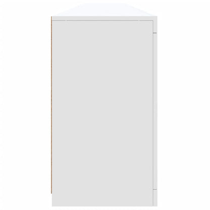 Dressoir Met Led-Verlichting 283X37X67 Cm Wit