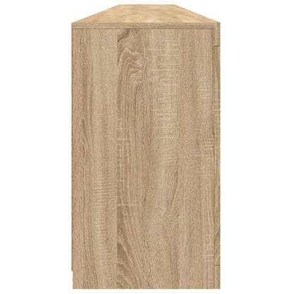 Dressoir Met Led-Verlichting 283X37X67 Cm Kleurig Sonoma eiken