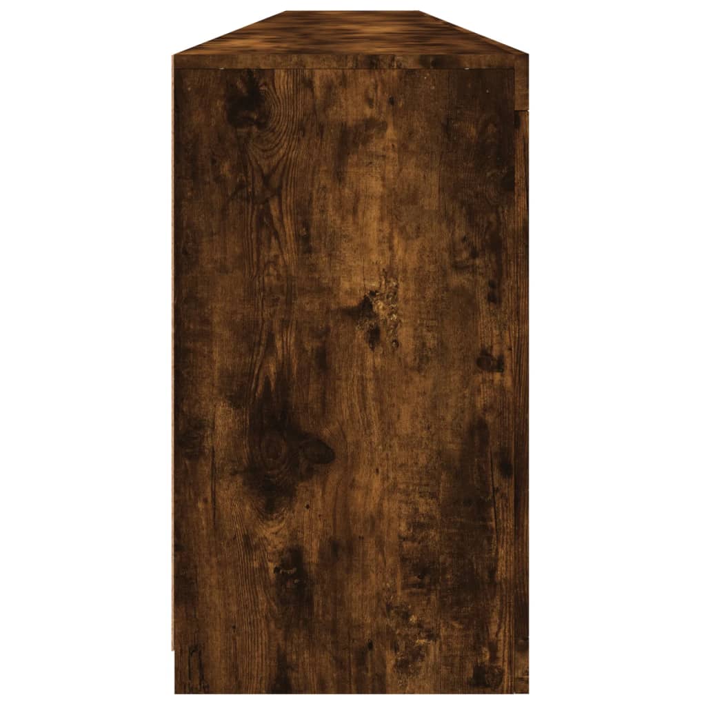 Dressoir Met Led-Verlichting 283,5X37X67 Cm Kleur Gerookt eiken