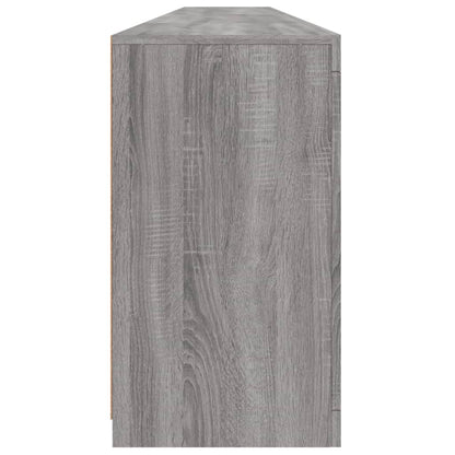 Dressoir Met Led-Verlichting 283X37X67 Cm Eiken Grijs sonoma