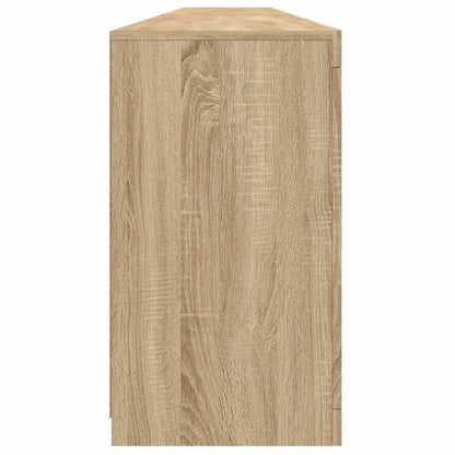 Dressoir Met Led-Verlichting 283X37X67 Cm Kleurig Sonoma eiken