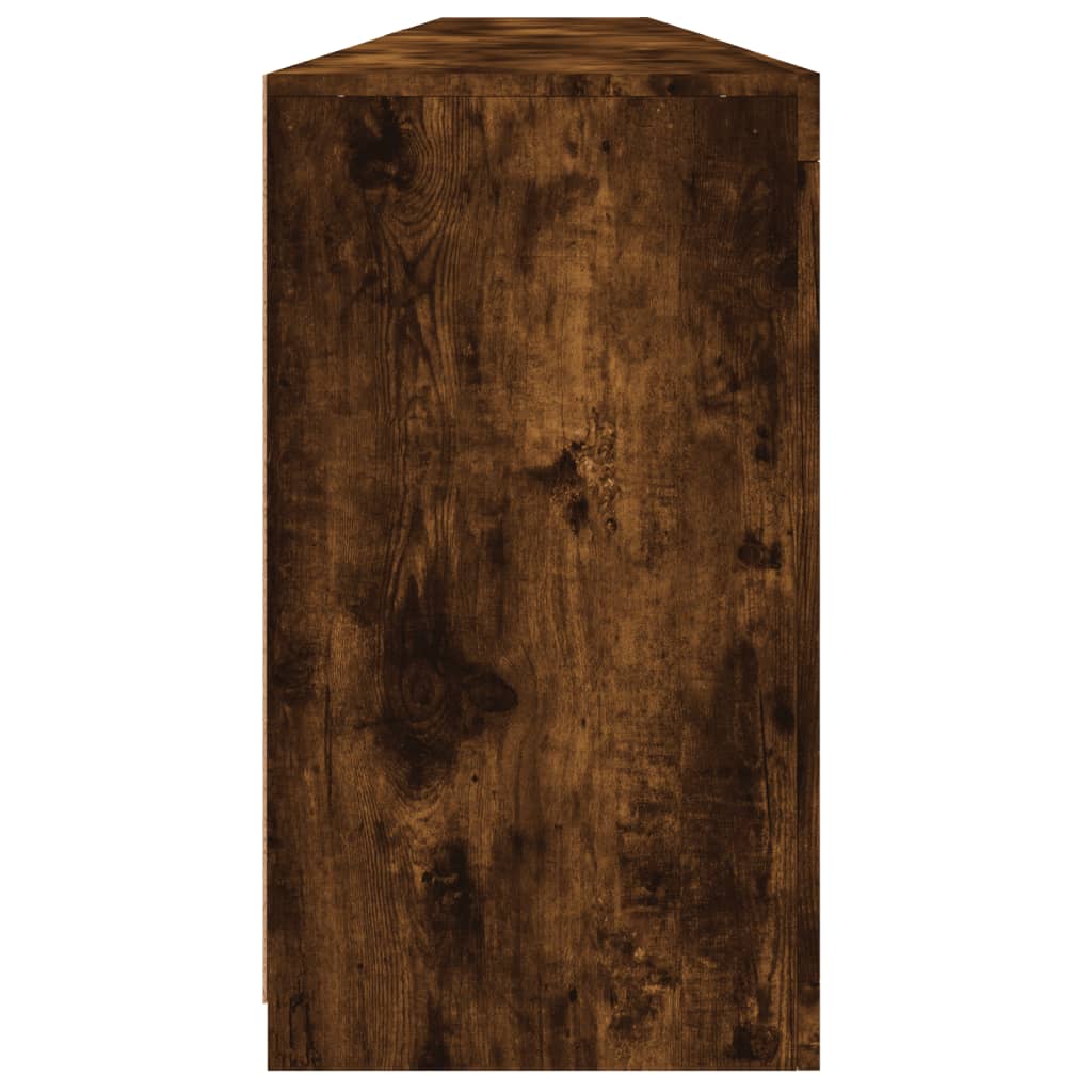 Dressoir Met Led-Verlichting 283,5X37X67 Cm Kleur Gerookt eiken