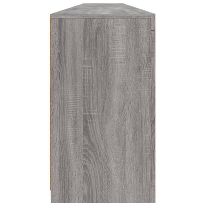 Dressoir Met Led-Verlichting 283X37X67 Cm Eiken Grijs sonoma