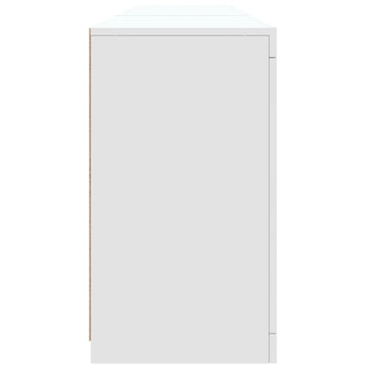 Dressoir Met Led-Verlichting 62X37X67 Cm Wit