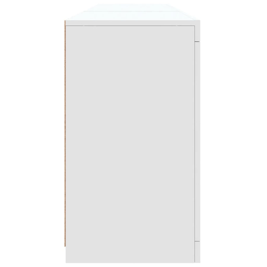 Dressoir Met Led-Verlichting 62X37X67 Cm Wit