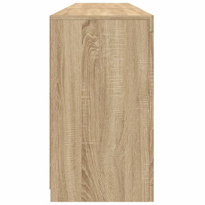 Dressoir Met Led-Verlichting 62X37X67 Cm Kleurig Sonoma eiken