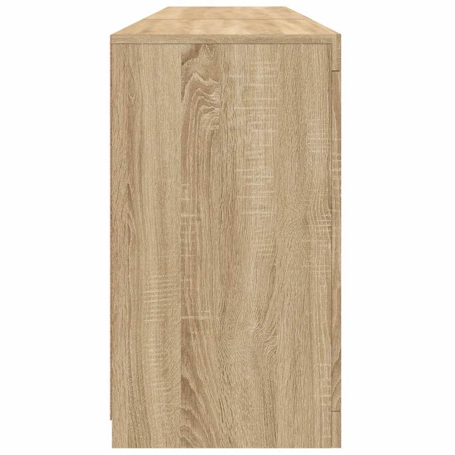 Dressoir Met Led-Verlichting 62X37X67 Cm Kleurig Sonoma eiken