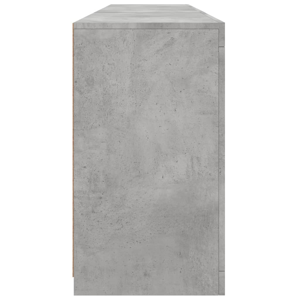 Dressoir Met Led-Verlichting 62X37X67 Cm Betongrijs