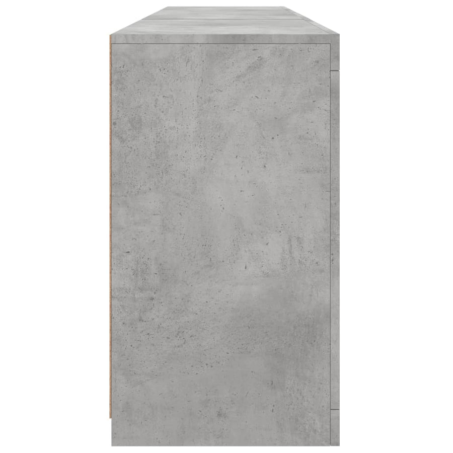 Dressoir Met Led-Verlichting 62X37X67 Cm Betongrijs