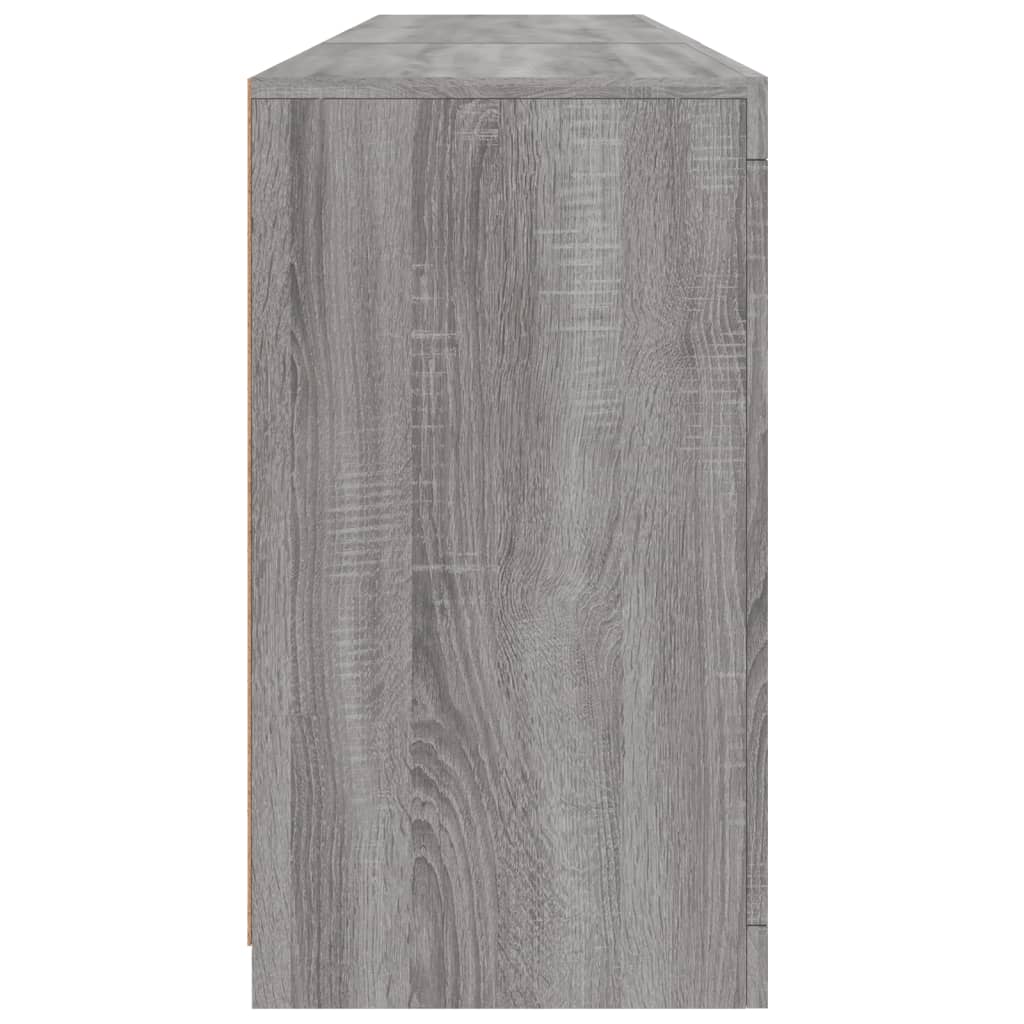 Dressoir Met Led-Verlichting 62X37X67 Cm Grijs sonoma