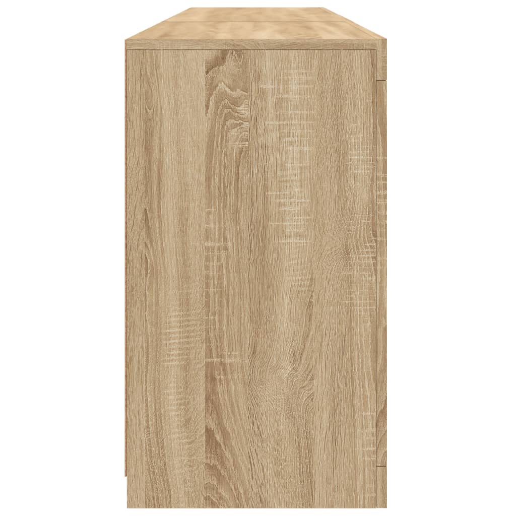 Dressoir Met Led-Verlichting 8,5X37X67 Cm Kleurig Sonoma eiken