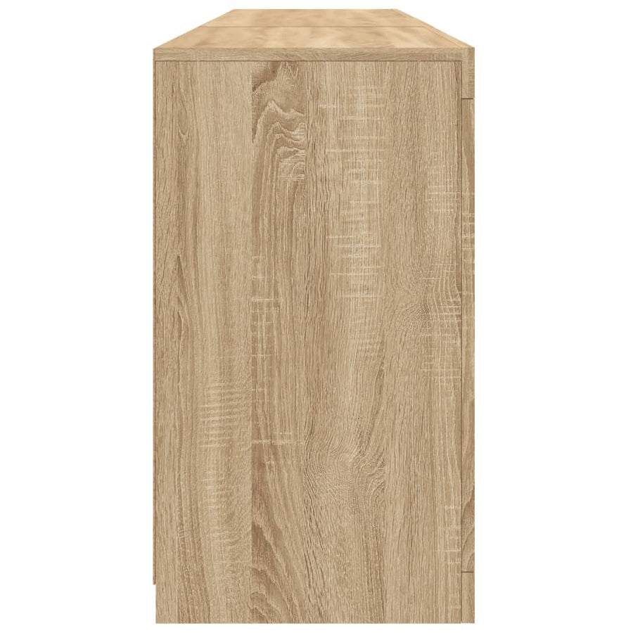 Dressoir Met Led-Verlichting 8,5X37X67 Cm Kleurig Sonoma eiken