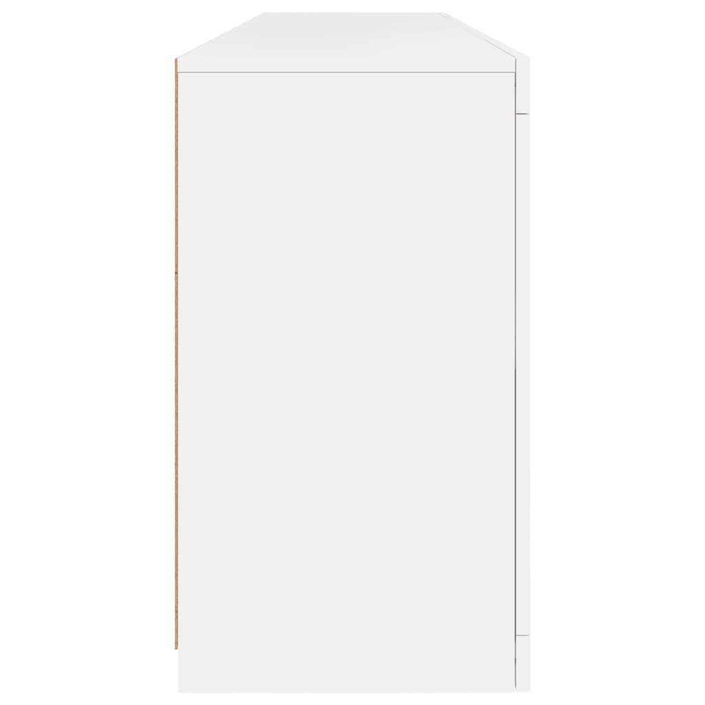 Dressoir Met Led-Verlichting 64X37X67 Cm Wit