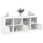 Dressoir Met Led-Verlichting 64X37X67 Cm Wit