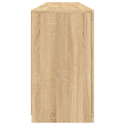 Dressoir Met Led-Verlichting 64X37X67 Cm Kleurig Sonoma eiken