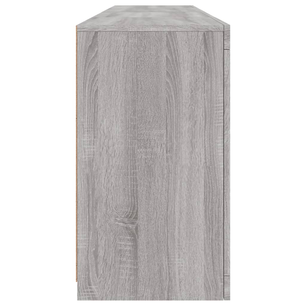 Dressoir Met Led-Verlichting 64X37X67 Cm Eiken Grijs sonoma