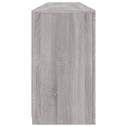Dressoir Met Led-Verlichting 64X37X67 Cm Eiken Grijs sonoma