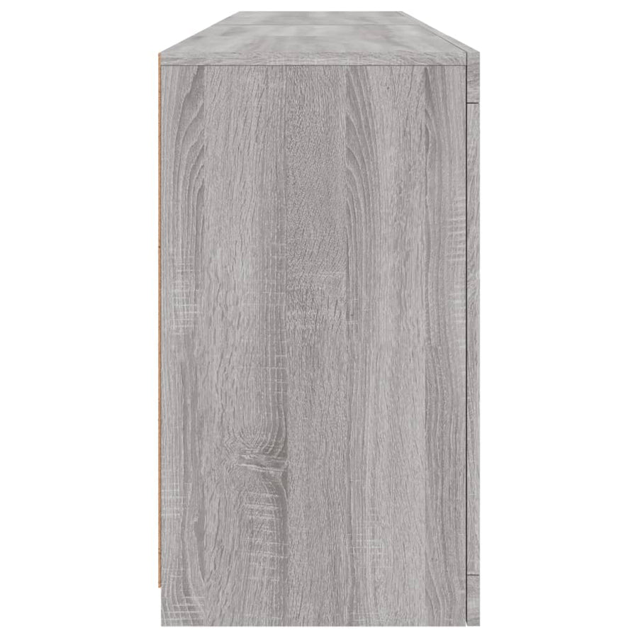 Dressoir Met Led-Verlichting 64X37X67 Cm Eiken Grijs sonoma